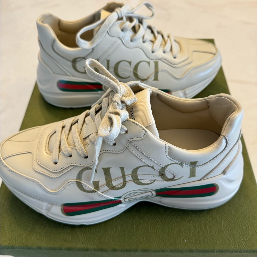 Authentic Gucci sneakers size 7.5.